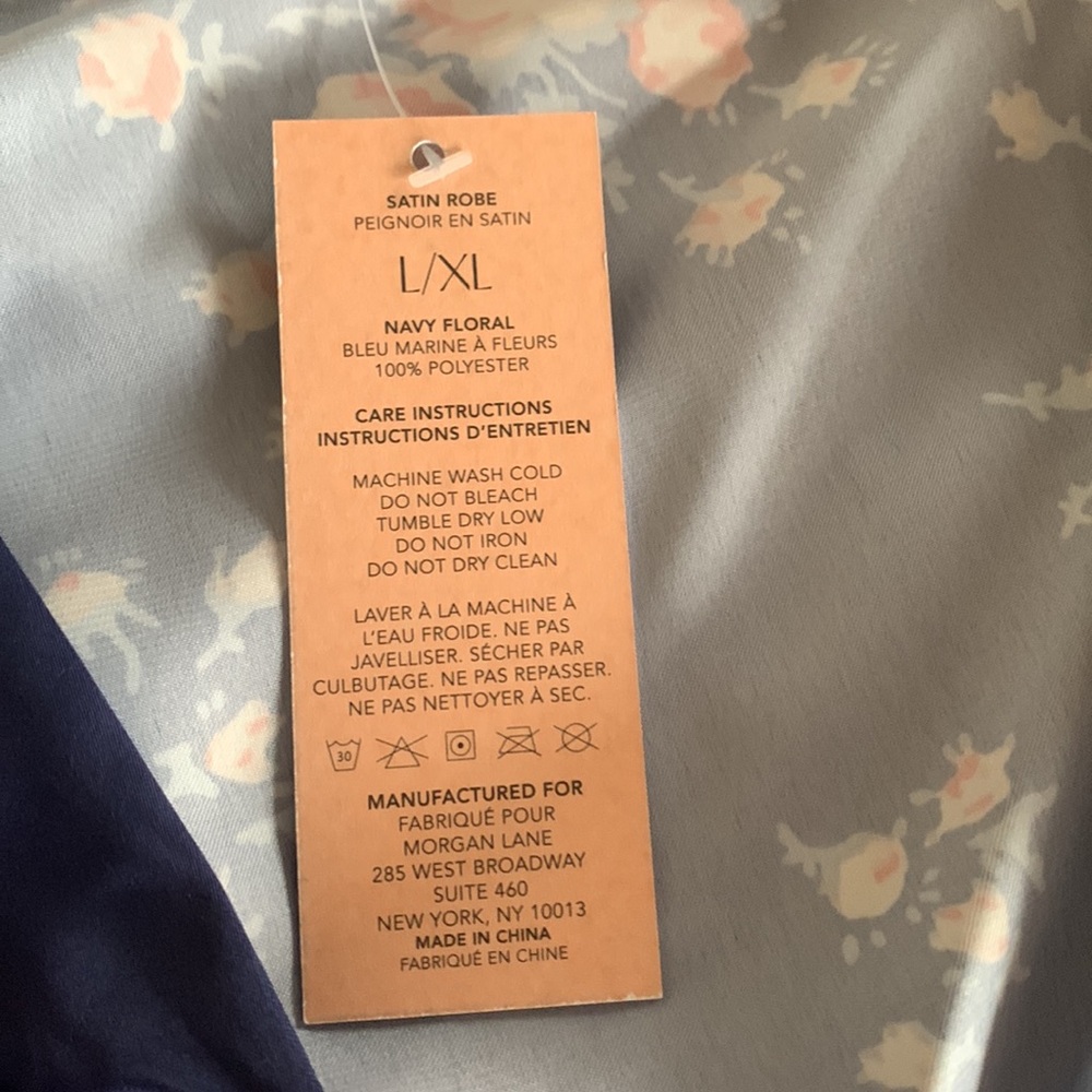 ❤️❤️ Morgan Lane Allie Satin Robe L/XL NEW - Picture 4 of 5